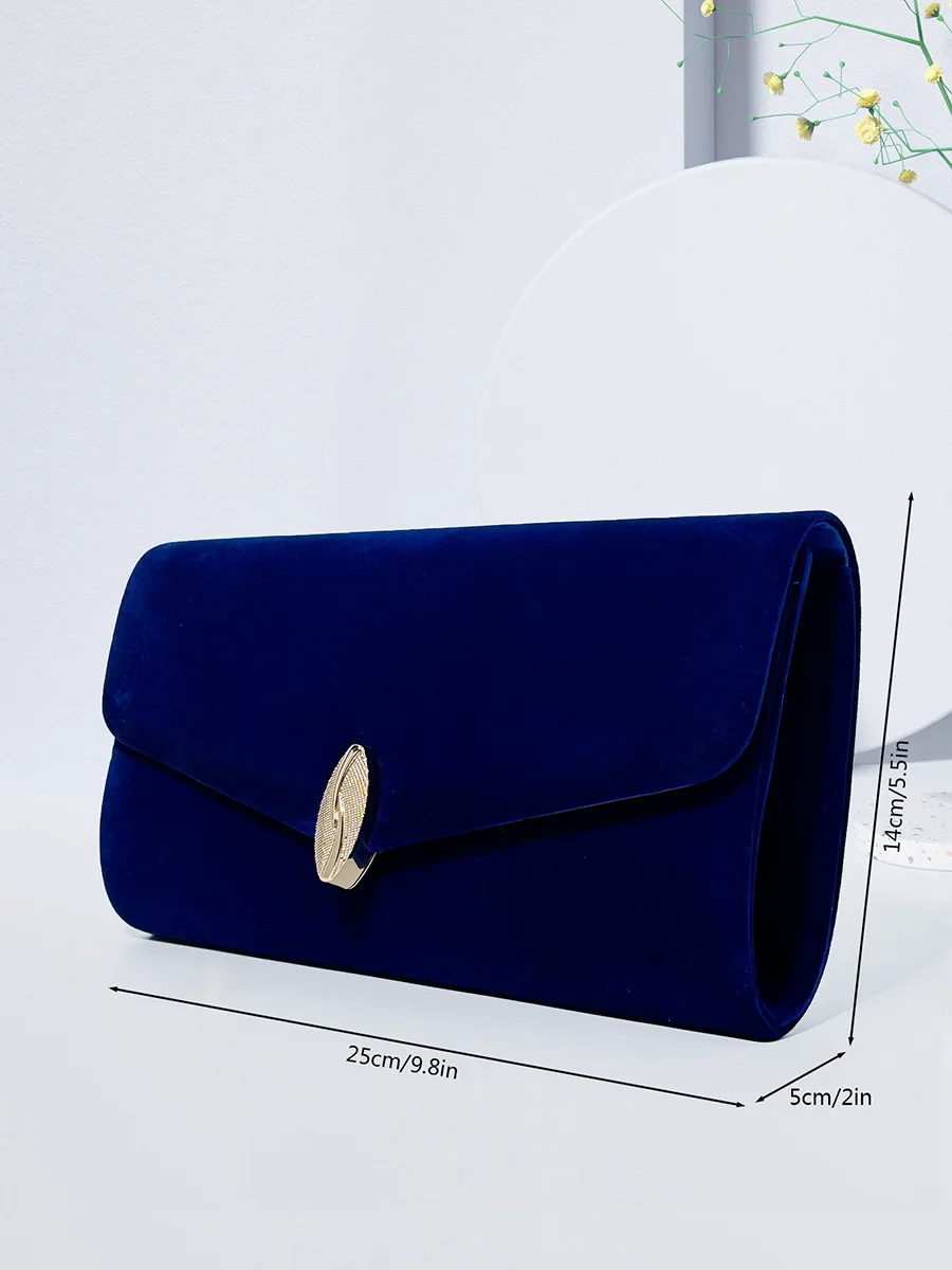 Sac à main carré vintage en velours, sacs de banquet de luxe
