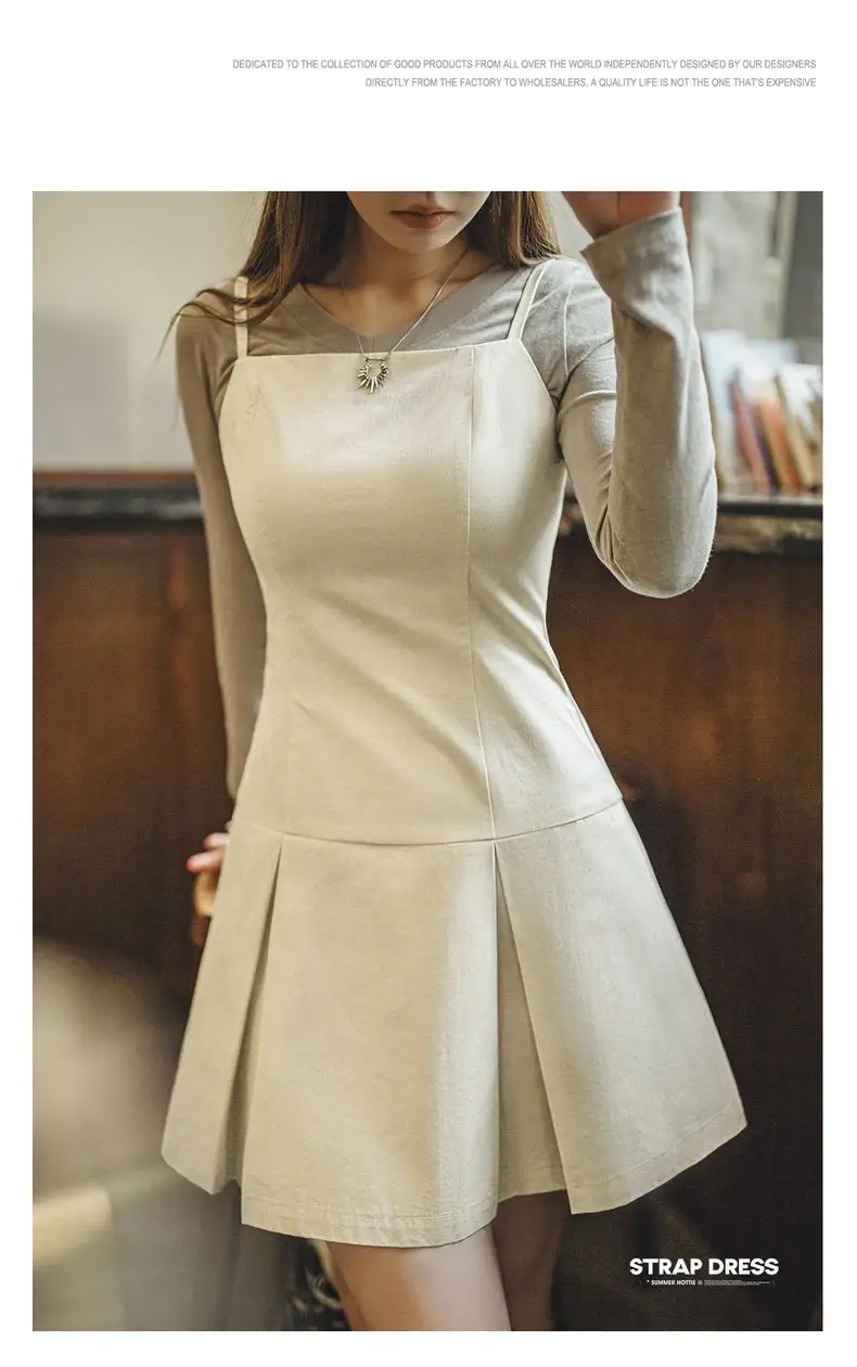 Robe Écru Saint-Tropez – robe plissée pour femmes, coupe cintrée, Style français, Mini robe trapèze en coton
