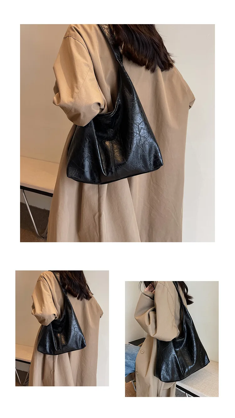 Cabas Riviera Camel en daim
sac à bandoulière de grande capacité