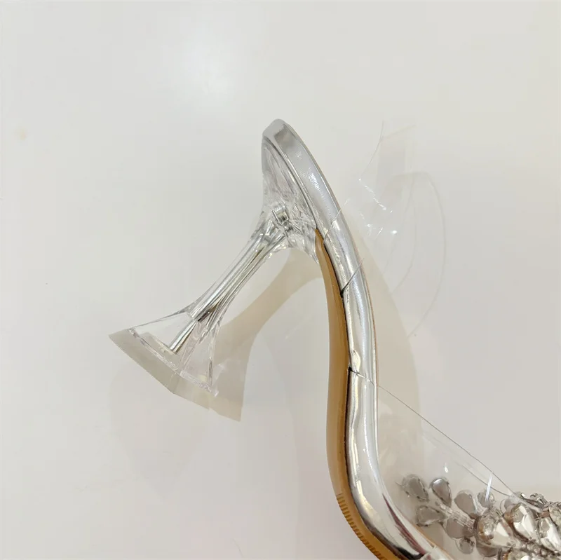 Escarpins Transparents à Talons Cristal – Chaussures Élégantes de Mariage et Soirée